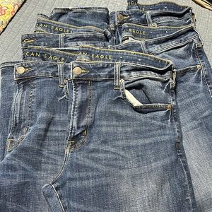 American Eagle Men’s jeans set of 6 pair total